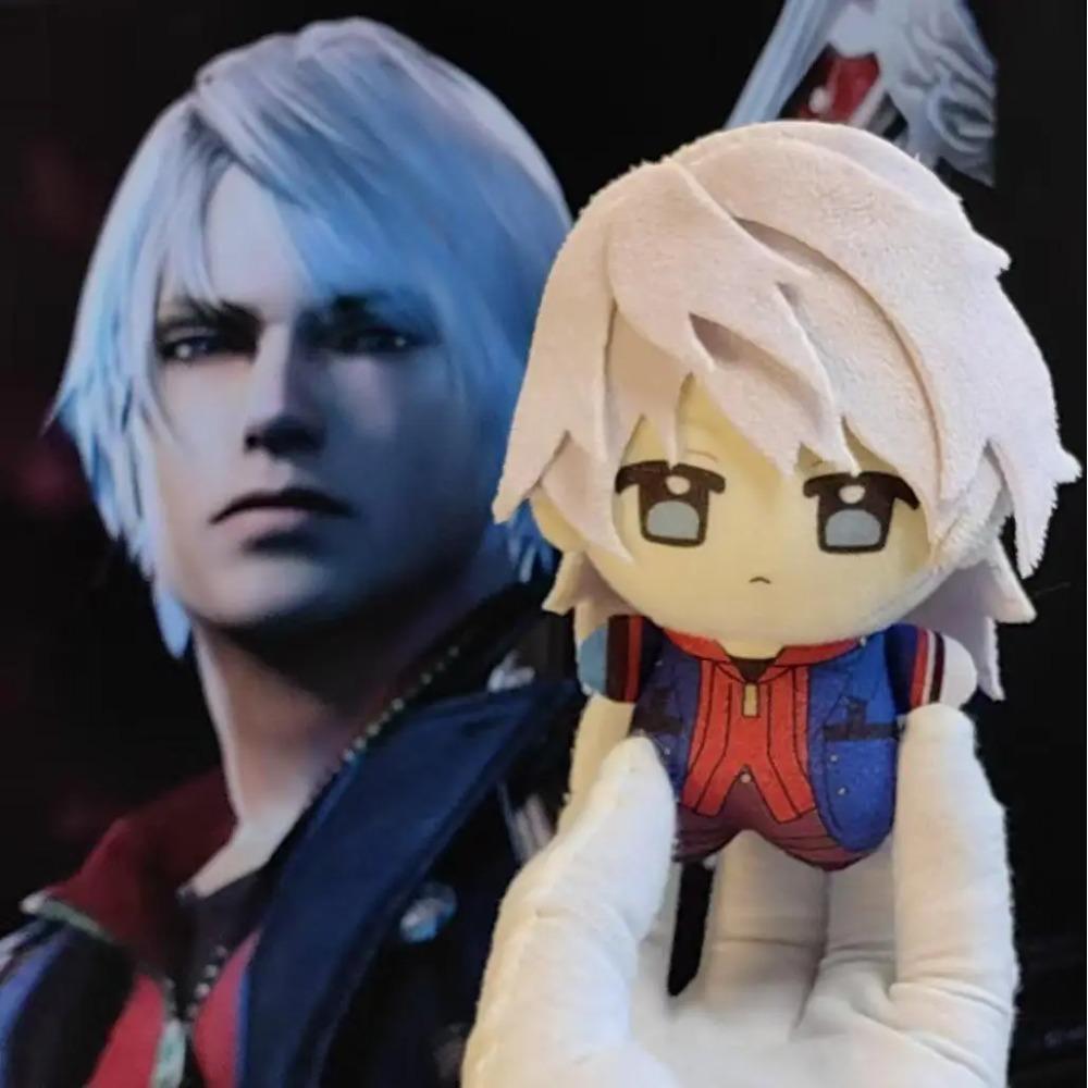10 см Плюшевые фигурки Неро из Devil May Cry Кавайный Неро Косплей Набивные плюшевые куклы Игрушки Подвески Брелок Подарок на День Рождения Рождество