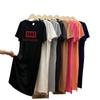 Korean knee-length dress women's straight slim skirt short-sleeved long 2026 summer new loose T-shirt long skirt