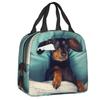 Такса термоизолированная сумка для обеда женская барсучья колбаса Wiener Dog Tote для кемпинга на открытом воздухе путешествия коробка для хранения еды