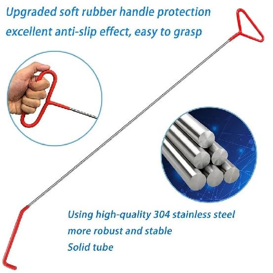 PWS New Open Car Door Tool Kit Inflatable Air Pump Auto Window Door Open Fixing Gripper Tools Long Reach Kits