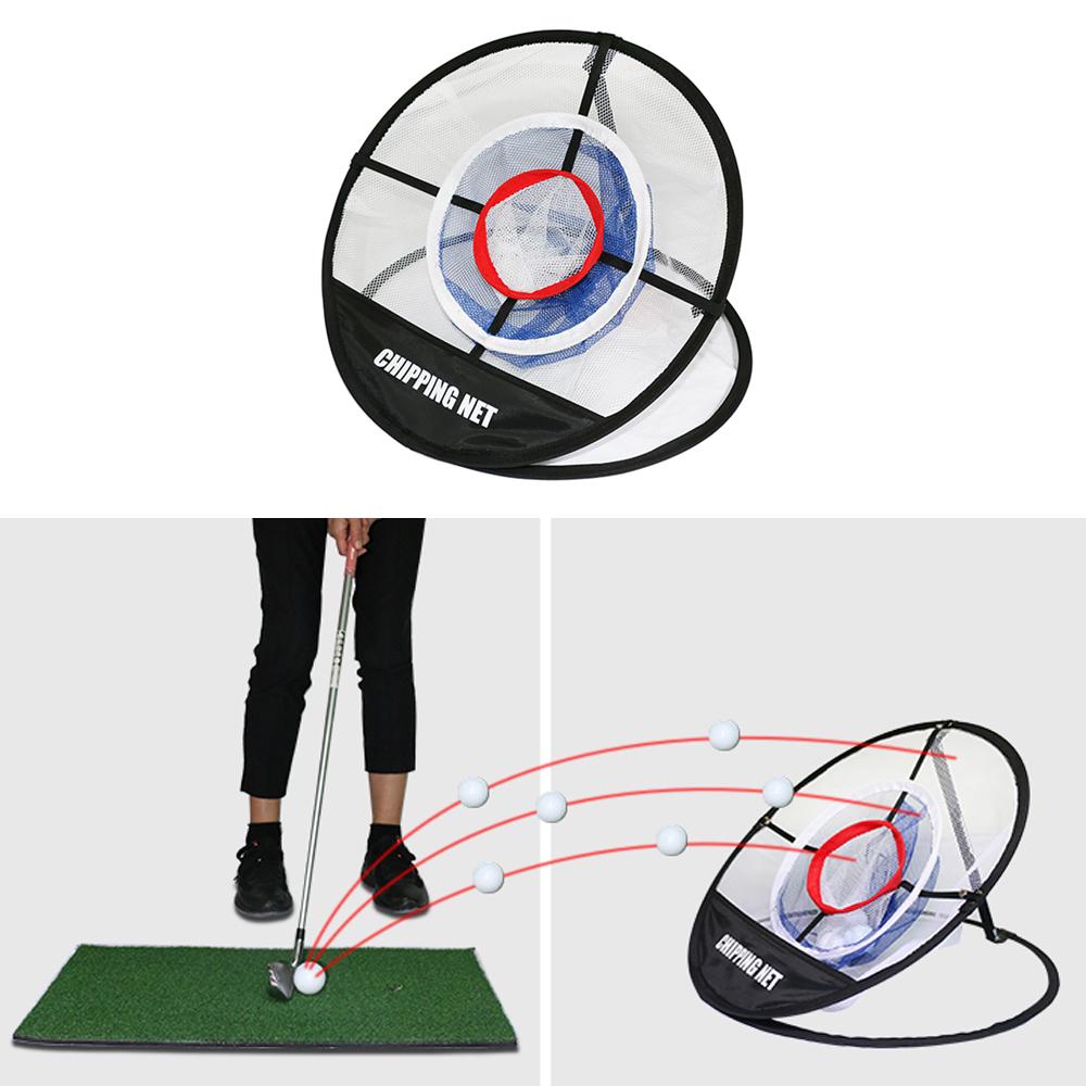 Golf Chipping Net Golf Training Hitting Aid Pop-up Indoor Golfing Net Golf Chipping Putting Trainer