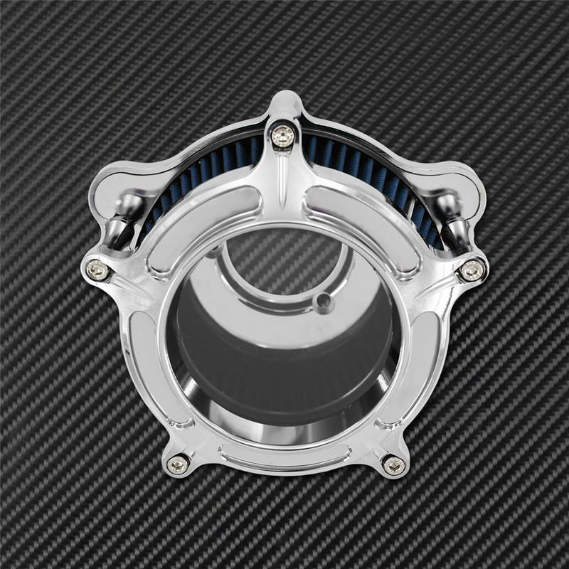 Воздушный фильтр впускной хром для мотоцикла Harley Sportster XL48 Dyna FXDLS Touring Electra Road Glide Softail FLSTNSE