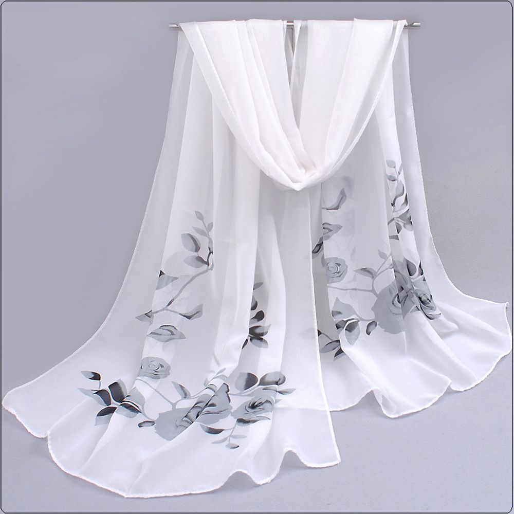 Women Ladies Soft Wrap Long Shawl Chiffon Scarves Scarf