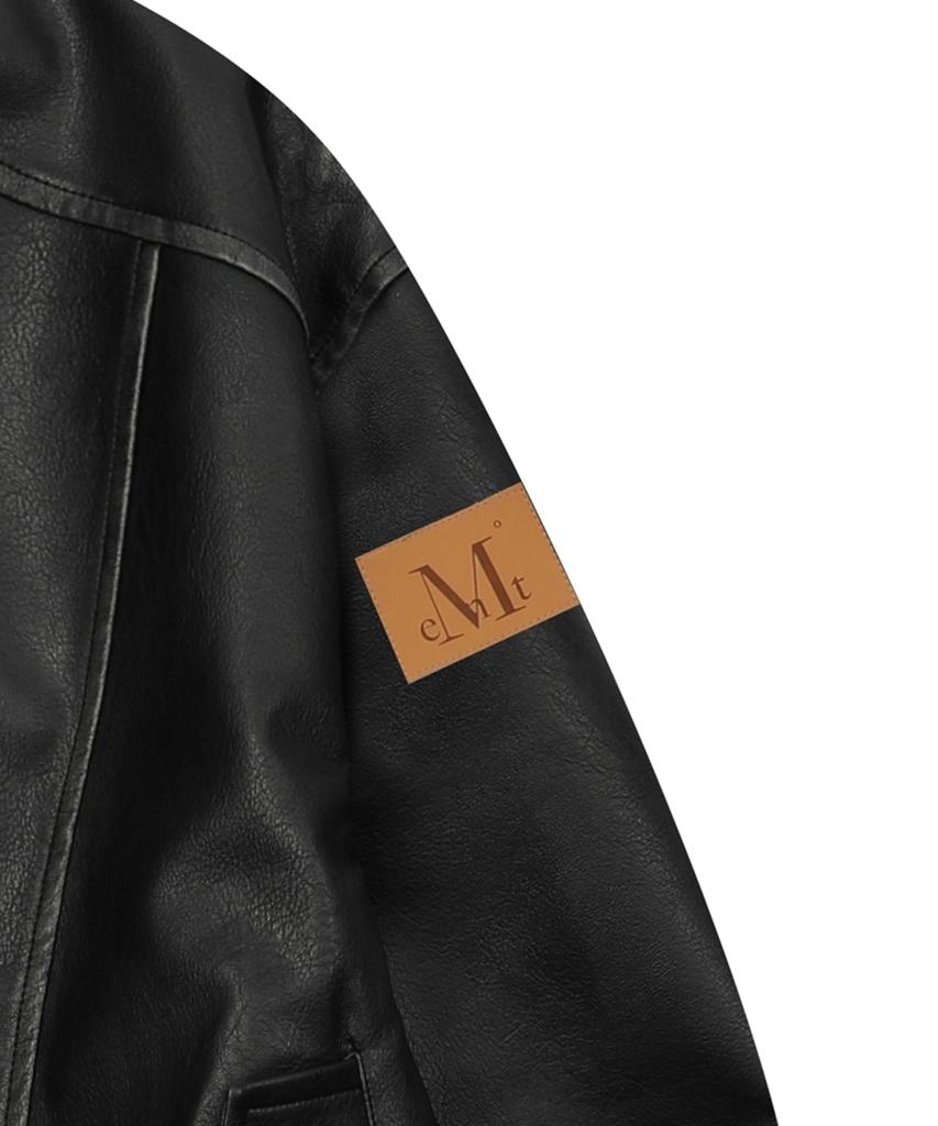 Mucent Glow Vintage Washed Leather Jacket (Unisex)