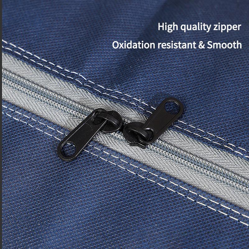 Сумка для хранения одеял из нетканого материала, органайзер большой вместимости для шкафа, пылезащитная сумка для одежды на молнии для переезда