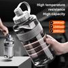 2000ML Large Capacity Water Bottle Space Cup with Straw Portable Water Cup Leak-Proof Drinking Cup