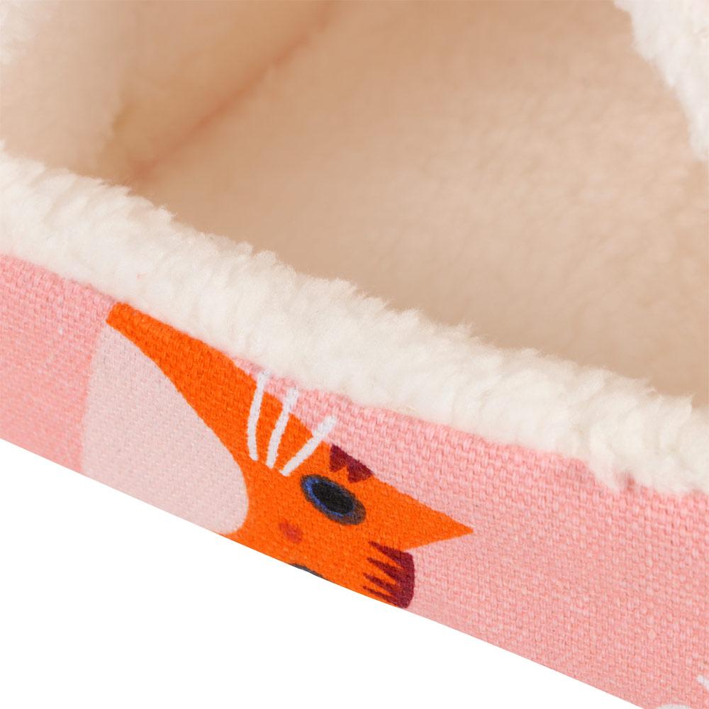 Comfortable Semi-closed Winter Hamster House Small Animal Sleeping Bed Warm Mat Guinea Pig Nest
