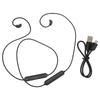 BT Earphone Cable 2 Pin Rechargeable Replace Upgrade Earbuds Wireless Cable with Mic Volume Control