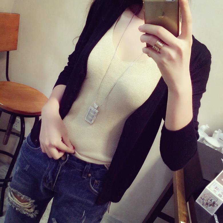 Кардиган из шерсти в корейском стиле на весну и осень 2025 года, больших размеров, женский вязаный верхний слой