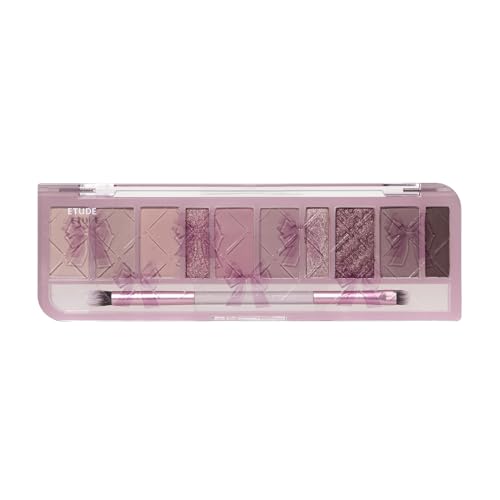 ETUDE Палитра теней для век Play Color Eyeshadow Cool Stage / 10 цветов Гелевая текстура глиттер Шиммер Матовый Текстура клавиш