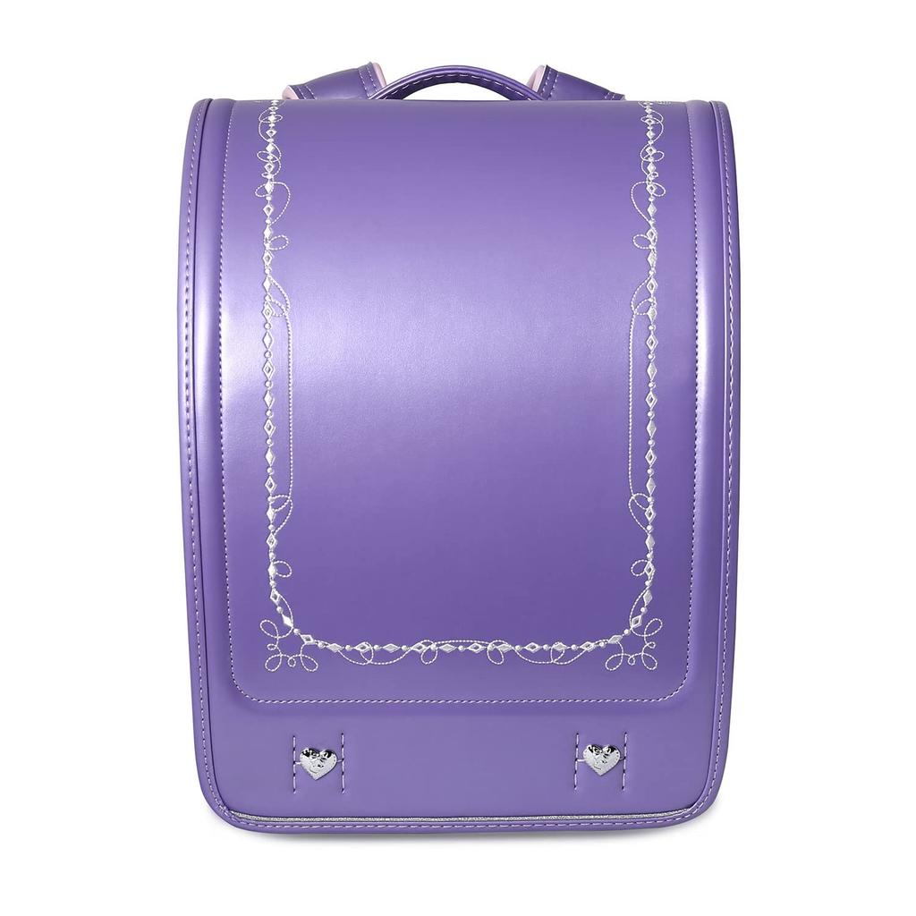 Coulomb New Model School Bag for Girls Latest Beaded Chain Embroidery Shiny Pearl Fabric Durable Gift Packaging Set of 6 / / / Hand-Stitched / / (6