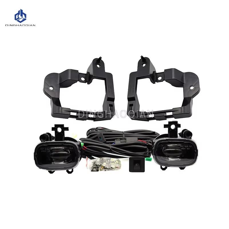 Передняя фара бампера Дневной ходовой свет Светодиодная противотуманная фара в сборе с комплектом жгута проводов для Nissan X-trail Frontier Rogue 2021 2022 2023