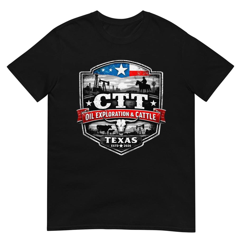 Футболка CTT Oil Exploration Cattle Badge Серия Landman MTEX