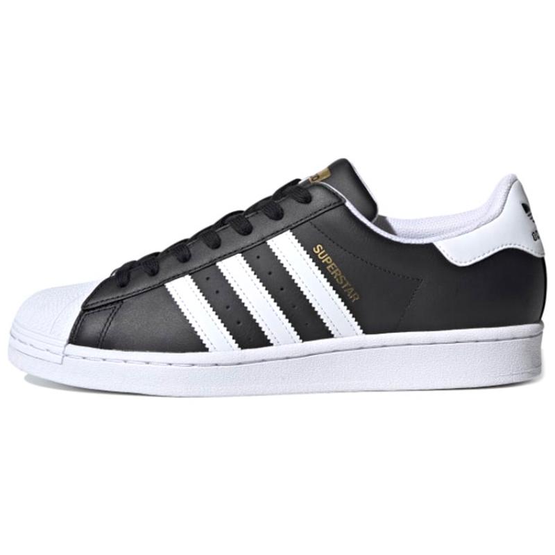 Adidas Originals Superstar Shoes 'Black White Gold' Sneakers FX2331