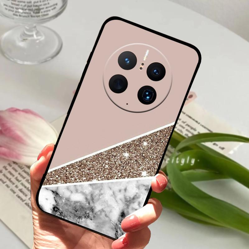 Чехол-бампер для Huawei Mate 50 Pro, мягкий ТПУ, окрашенный, чехлы Funda для Huawei Mate 50 Pro, силиконовый чехол Mate50 Pro 50Pro 50E