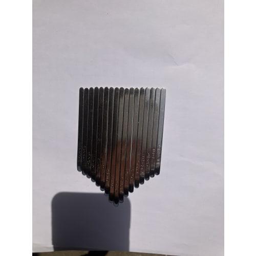 17-note Kalimba Keys, Replacement Metal Keys with Stamping, Pack of 17, Value Pack