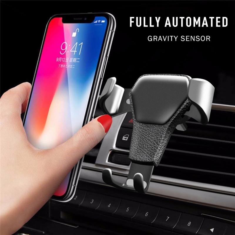 1X Anti-Skid Anti-Fall Anti-Mobile Phone Scratching Car Air Outlet Gravity Mobile Phone Bracket