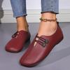 Fashion Women's Casual Flat Sole Single Shoes 2024 New Trend One Footed Bean Shoes Comfortable Mary Jane  Luxury Shoes