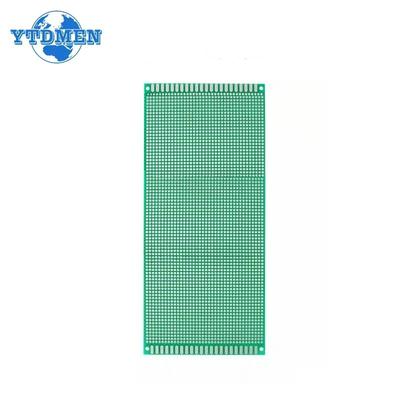 1 шт. 12x18 см Макетная плата PCB Двусторонняя плата Зеленая DIY Макетная плата Пластина из стекловолокна 12*18 см