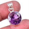 Natural Alexandrite Gemstone 925 Solid Sterling Silver Gift Pendant 1.25" T7K54