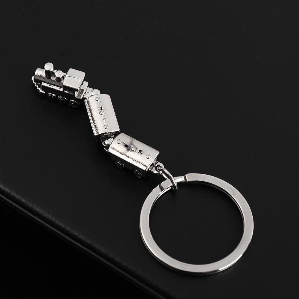 Train Model Movable Joint Train Keyring Metal Train Model Keychain  Girls