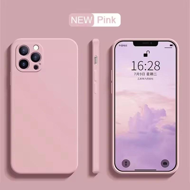 Высококачественный жидкий силиконовый чехол для iPhone 16 15 14 13 12 11 Pro Max Mini X XR XS 7 8 Plus SE 16E противоударный мягкий чехол для телефона