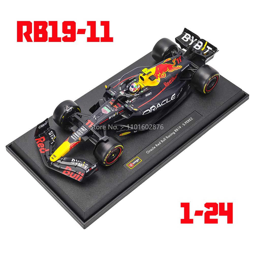 ABAJ1 Bburago 1:24 модели F1 разного стиля 2022~2025 Ferrari SF23 №16 Леклер №55 Сайнц Симуляция Модель автомобиля из сплава Изделия Декор