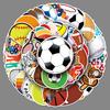 50 Pictures of Mixed Ball Graffiti Sports Football Volleyball Decorative Suitcase Mobile Phone Case Waterproof Stickers