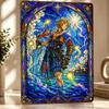 Tidus in Stained Glass Metal Poster Perfect Gift for Fans Lovers Personalized Wall Art Metal Sign for Office Decor Room Home Tin