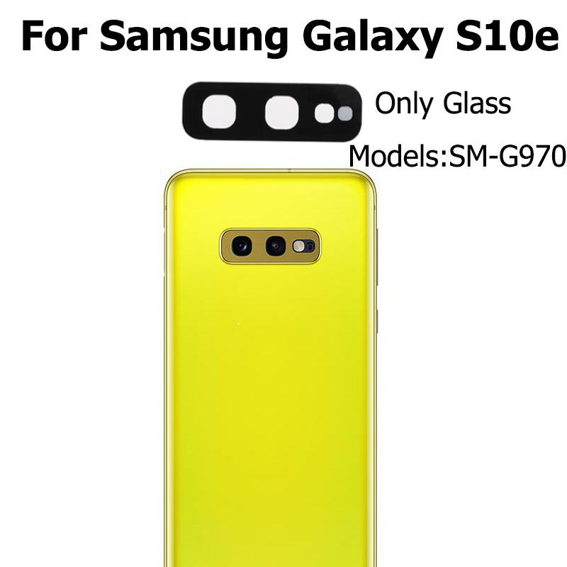 Новое заднее стекло объектива камеры для Samsung Galaxy S10 S10e E Plus Lite 5G с клейкой наклейкой Замена стекла объектива камеры
