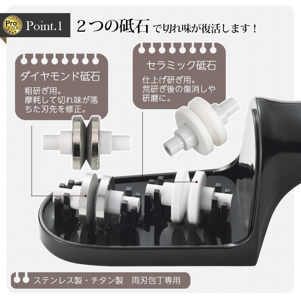 Водная точилка Shimomura Kougyou Double Sharpener, изготовленная в Ниигате (Shimomura Industries) Японского производства, Профессиональный класс, PG-608, Цубамэ-Санзё,