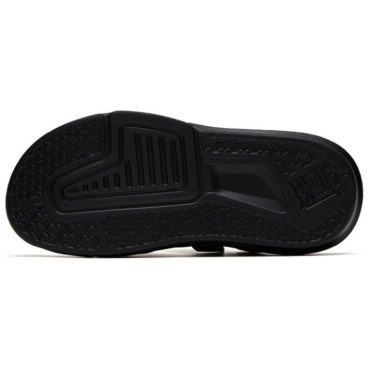 Anta Breathable Comfortable Beach Sandals Men Sandals Black 112338502-4
