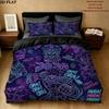 Jojos Bizarre Adventure Pattern Bedding Quilt Set Quilt Cover Pillowcase Home Birthday Gift(1 * duvet cover + 2 * pillowcase, without core)