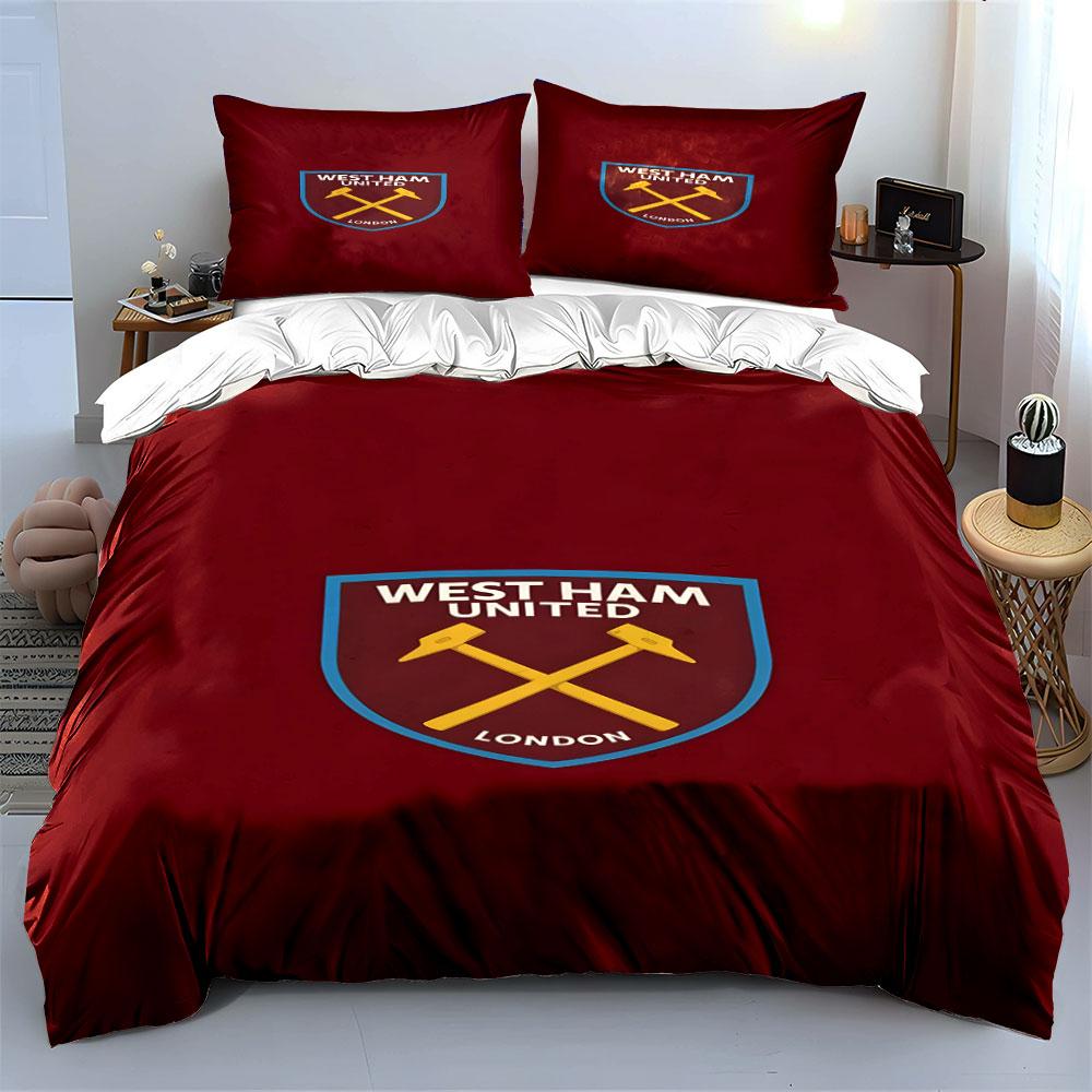 Crossed hammers, "West Ham." Bedding sets Duvet cover sets Duvet covers Pillowcases(1*Duvet Cover 2*Pillowcases without duvet insert)
