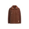 Lounge Fleece Jacket Women Outerwear Brown IP7058