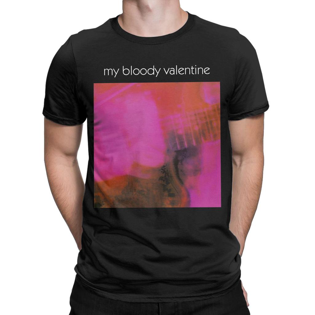 Футболка My Bloody Valentine для мужчин 100% хлопок Хипстерские футболки Круглый вырез Короткий рукав Топы Идея для подарка