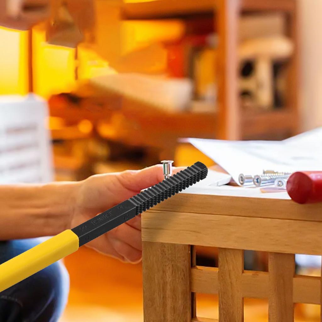 Напильник для ремонта резьбы 11-26 мм, 1 шт., углеродистая сталь 45#