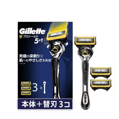 Gillette Shaving 3 Replacement Close Proshield Body, Лезвия, Бритва, Мужская, Бритье, Дружелюбная к коже,
