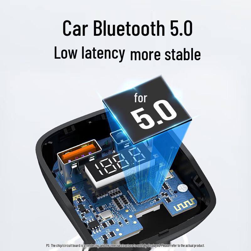 Многофункциональный автомобильный Bluetooth-приемник Newmine с MP3-плеером и зарядным устройством