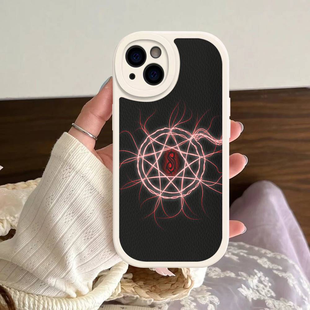 Чехол для телефона Band Cool-S-SlipknotS-S для iPhone 16 15 14 13 12 11 Pro Max Plus Ударопрочный кожаный чехол