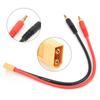 Адаптерный кабель 22 см XT60 (папа) на 4 мм (банан) 12AWG для зарядного устройства LiPo аккумуляторов B6