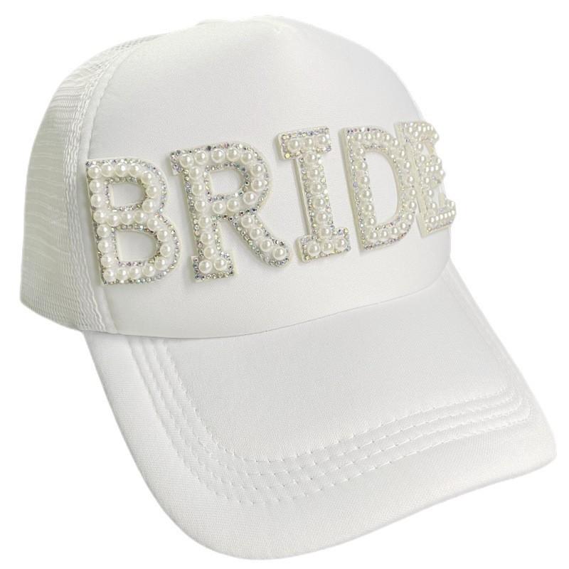 BRIDE/MRS/TRIBE/WIFE/MR Бейсболка Свадебное украшение Вечеринка-девичник Снаряжение для медового месяца Креативные свадебные подарки
