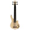 MAHALO Solid Body Ukulele Bass American Ash with Pickup MEB1PRO NAT