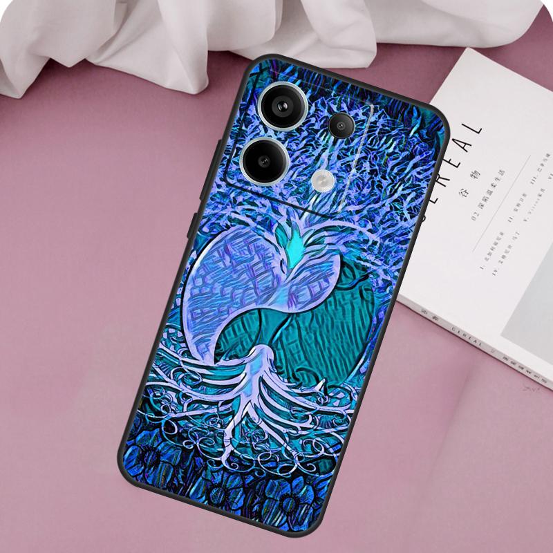 Чехол Древо Жизни Инь Ян для Xiaomi Redmi Note 14 Pro 13 12 11 10 9 11S 12S Redmi 15 14C 10C 12C 13C 15C
