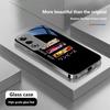 N198 Новый стильный чехол для телефона One Piece Luffy Anime для iPhone 16 15 Pro Max 8 Samsung S24 S23 A54 A35 Redmi Note 13 Pro Покрытая рамка Закаленное стекло Чехол