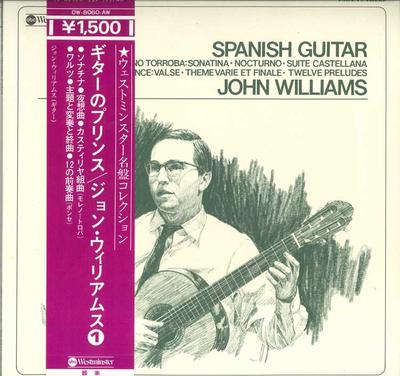 LP Пластинка ДЖОН ВИЛЬЯМС - Испанская гитара OW8060AW WESTMINSTER 1976 Япония Оби Классика Б/у
