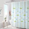 Thickened Partition For Bathroom Waterproof Shower Curtain No Need To Drill Holes