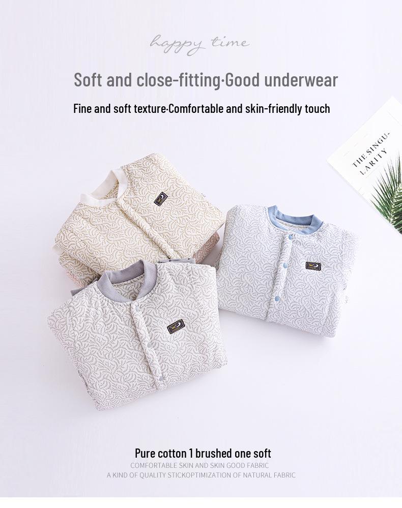 Осенне-зимний стеганый хлопковый детский ромпер - Теплый наряд для новорожденного на прогулку