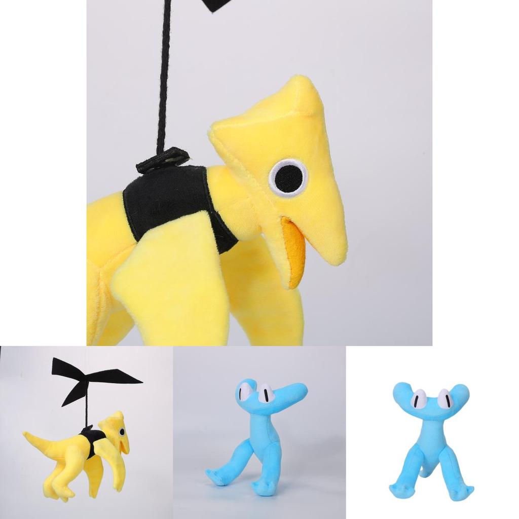 Плюшевая игрушка Динозавр из Rainbow Friends Глава 2 Мягкая и приятная на ощупь Игрушка-мягкая игрушка из короткого плюша от Jili