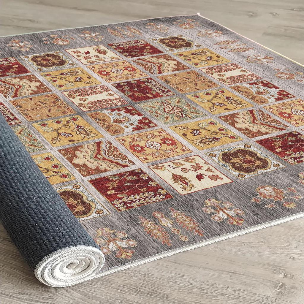 Декоративный специальный дизайн, современный этнический узор, моющийся нескользящий напольный ковер